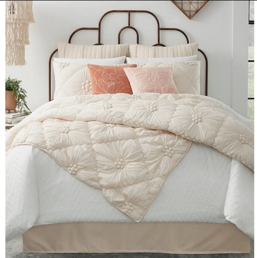 Studio D Juliette Ruched Floral Quilt Mini Set